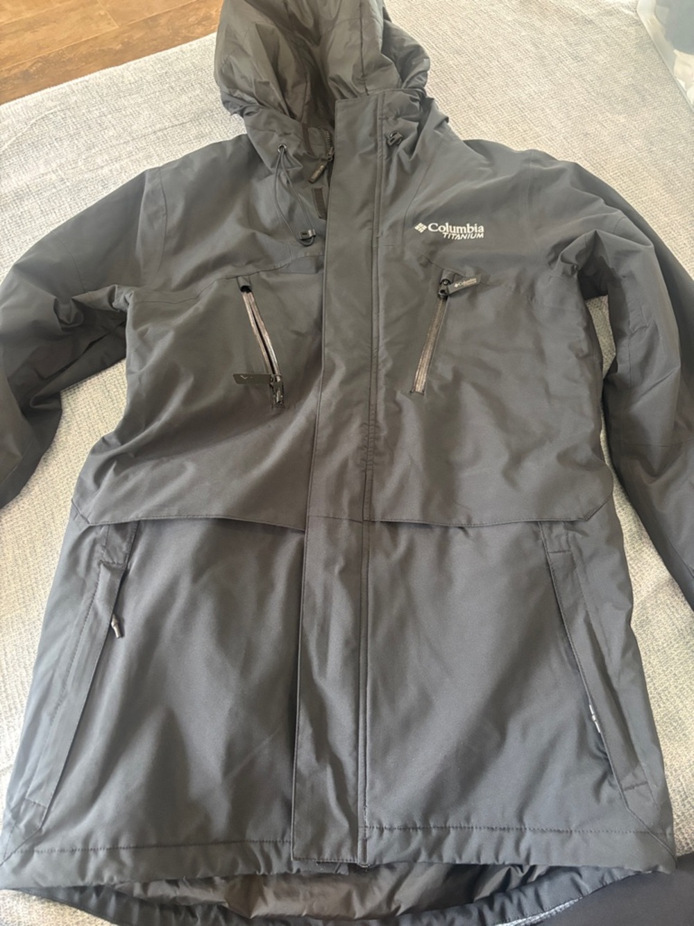 Columbia Men's Black Waterproof Hooded Jacket zipper doesn’t work